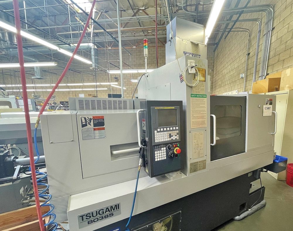 Tsugami FANUC SERIES Oi-TD CNC CONTROL 6,000 RPM B0385 5 Axis