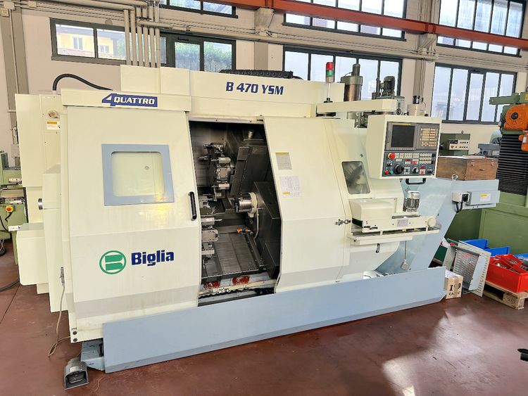 Biglia Fanuc 18i-TB 4000 rpm B470 YSM 2 Axis