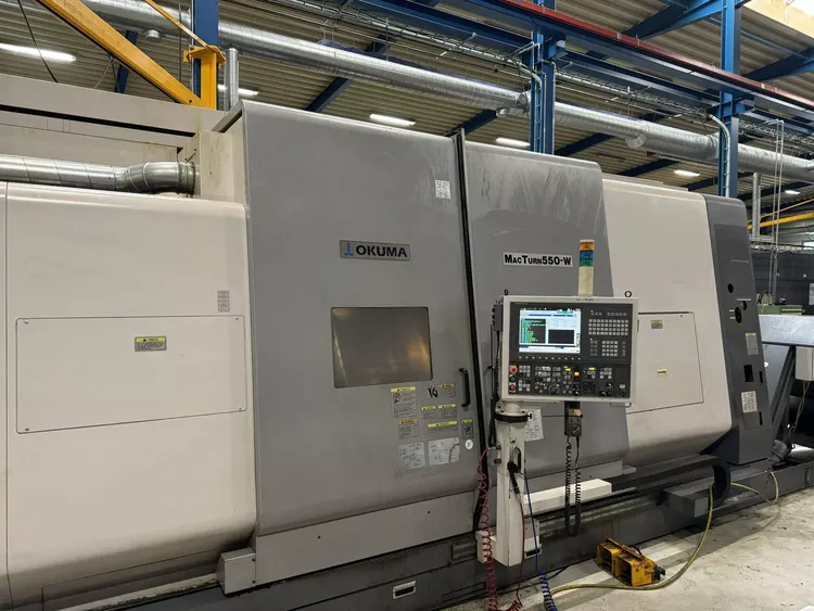 Okuma OSP P200 L 3500 RPM MACTURN 550 2 Axis