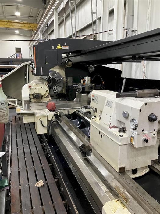 Mazak MAZATROL FUSION 640 CONTROL 750 RPM POWERMASTER N CNC TURNING CENTER W/ 120" BED 2 Axis