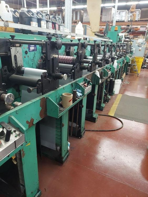Rotopress Flexo Press 9 Color 10"