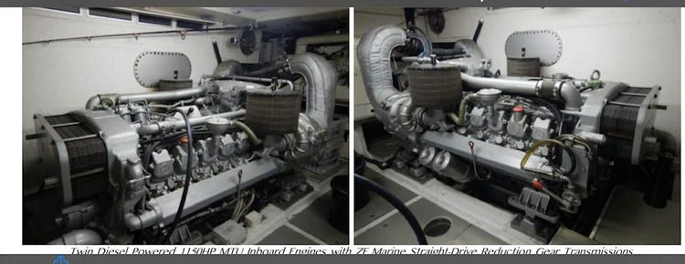 MTU 183 TE93 1150HP RTO Diesel Engine