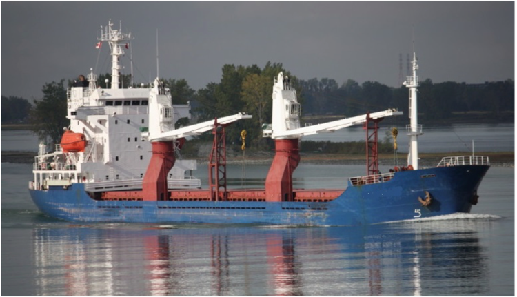 MPP singledecker general cargo vessel, boxed holds DWT	6230 t Draft	5,8 m