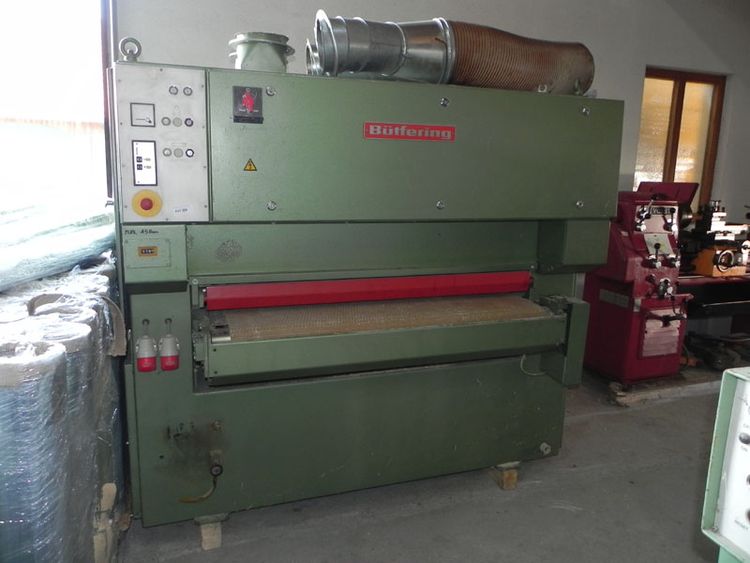 Butfering Wide belt sander