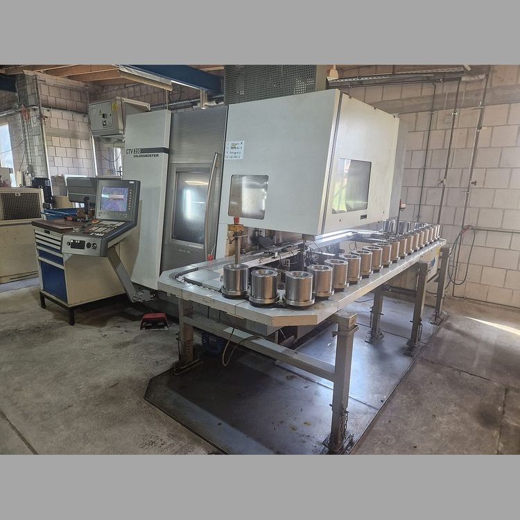 Gildemeister Siemens 840 D powerline 5000 rpm CTV 250 4 Axis