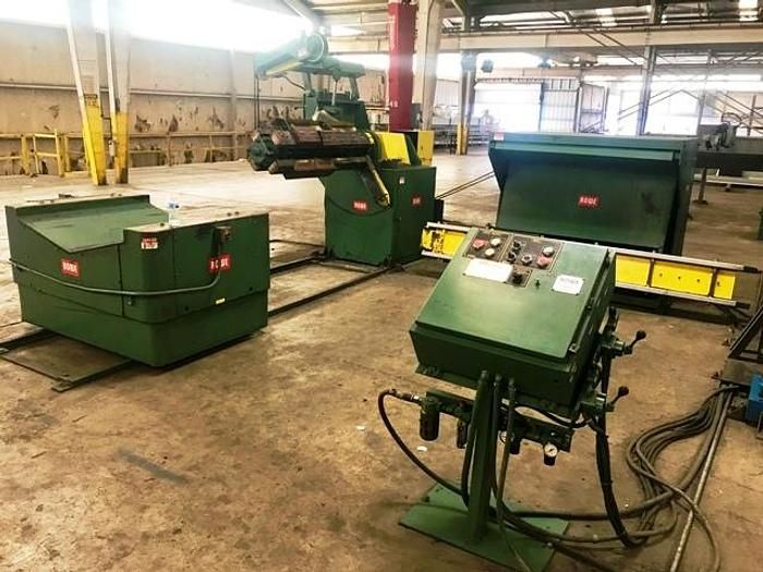 Rowe VFT-4-50 Seven Roll Flattener with Inline Edge Trimmer and Scrap Choppers