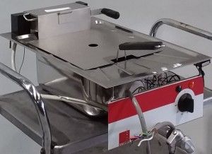 KEA BFR1 SILVIS AG single pan electric deep fryer