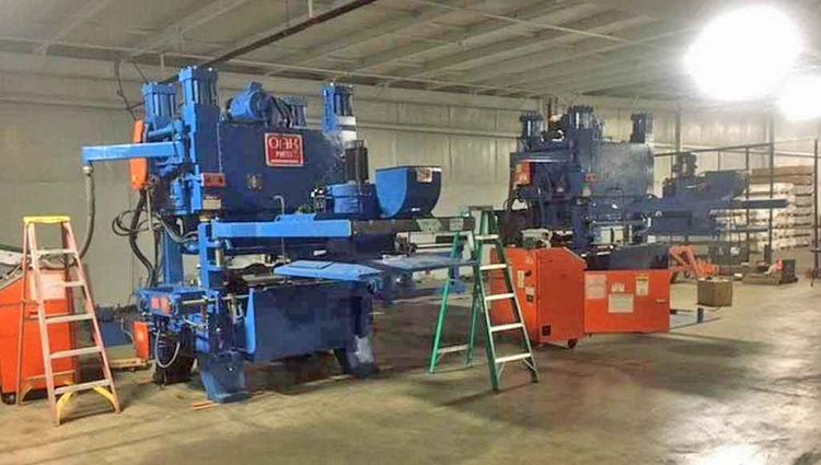 OAK FP3-54-1152 Fin Press Line 100 Ton