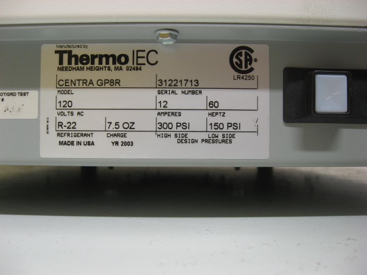 IEC, Thermo Centra GP8R