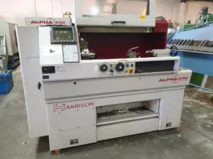 Harrison Fanuc Control 3500 rpm Alpha 330 Plus CNC Teach Lathe 2 Axis