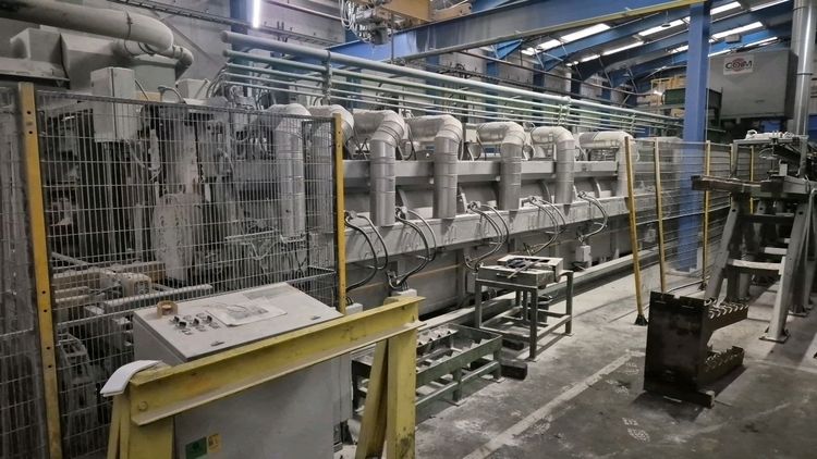 PRESEZZI  1250 MT Presezzi Brass Rod Oil Hydraulic Extrusion Press Line w/ OCN Handling System