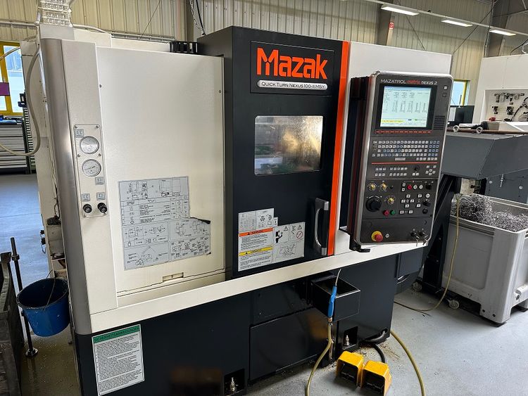 Mazak Mazatrol Matrix 2 6000 rpm QT NEXUS 100 II MSY 2 Axis