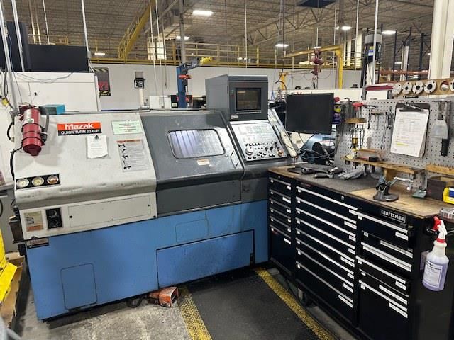 Mazak MAZATROL T-PLUS CNC CONVERSATIONAL CONTROL 4500 RPM QT 20HP CNC UNIVERSAL TURNING CENTER 2 Axis