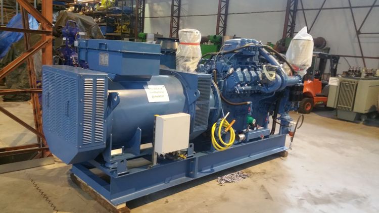 MTU 16V2000G65-TB diesel generator set 900 KVA