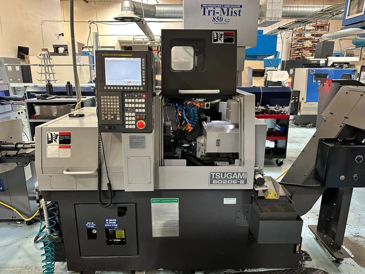 Tsugami Fanuc 32-iB Control 10,000 RPM BO206-III 2 Axis