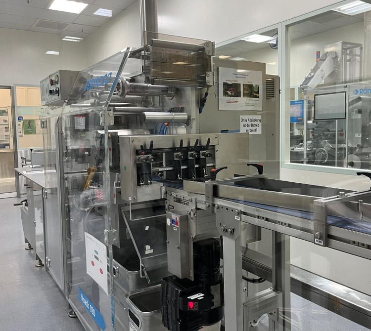 Romaco N920 + C150 + PEWOPACK250 + CT2000, Blister Line