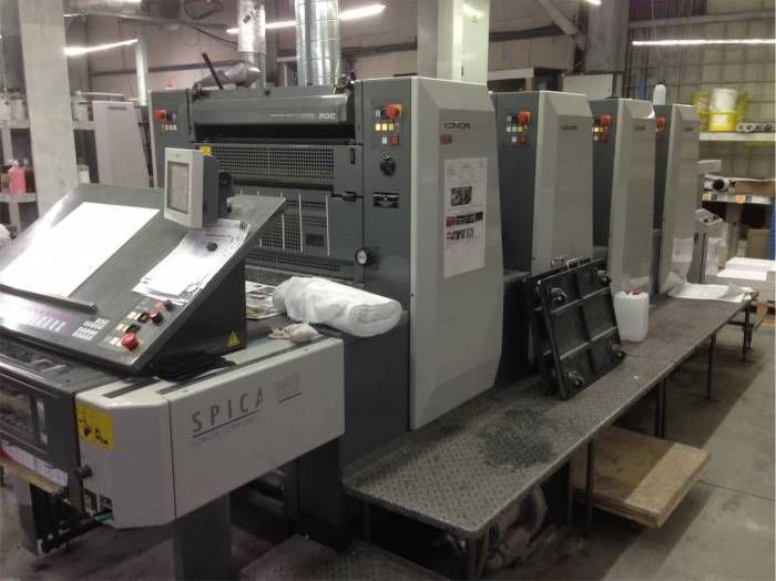 Komori Spica 426P, Sheetfed offset machine 4 66 x 48 cm