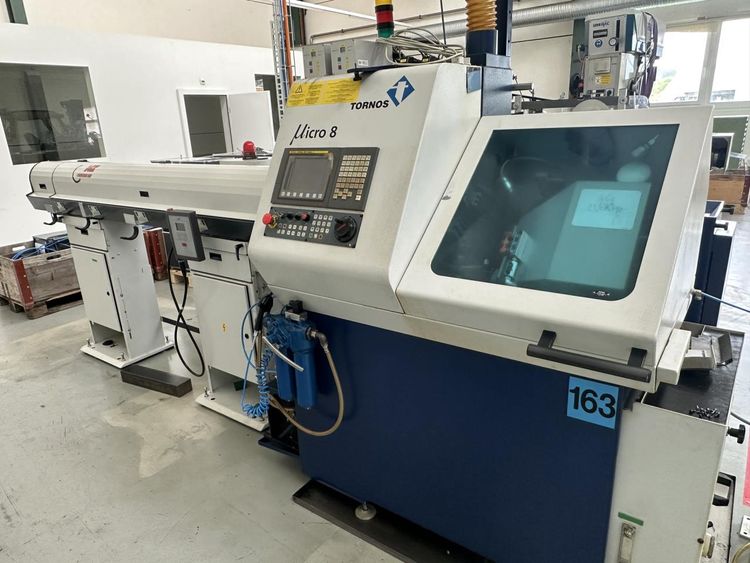 Tornos GE FANUC Series 32i-Model A 15000 rpm Micro 8 7 Axis