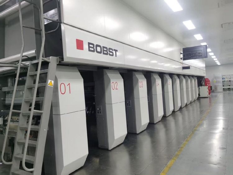 Bobst Rotogravure press 1250 mm