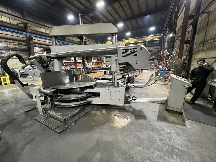 Behringer HBP530-1104GA AUTOMATIC AND DOUBLE MITERING DUAL POST BAND SAW AUTOMATIC