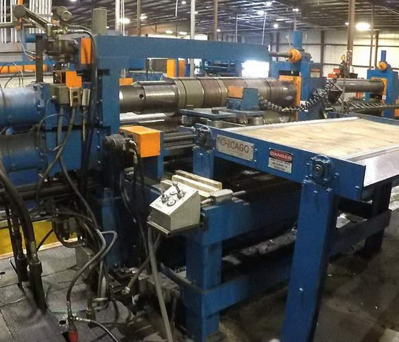 Chicago 60 x 40,000 Lb Slitting Line With Packaging Line