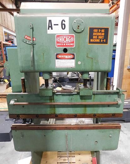 Chicago 15 Ton Mechanical Press Brake 135 Ton