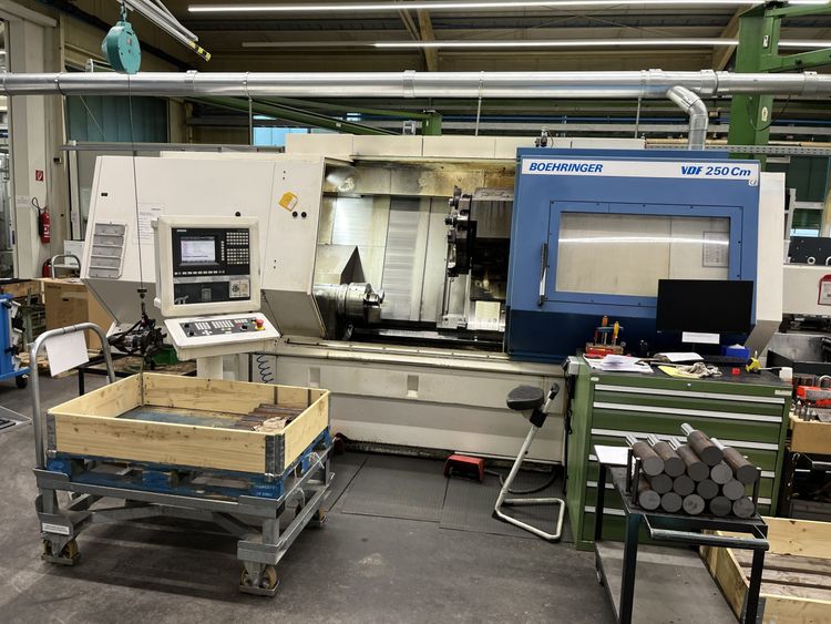VDF Boehringer Siemens Sinumerik 840C 3000 rpm VDF 250 CM 2 Axis