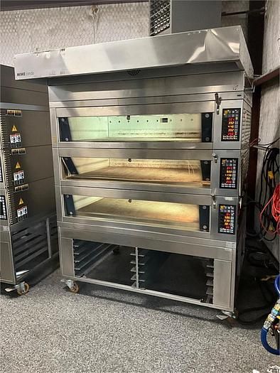 Miwe Triple stacked deck ovens