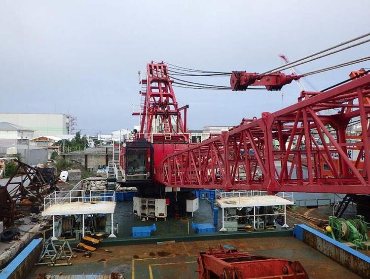 SKK Abt 11m3 Grab dredger//150tons crane barge