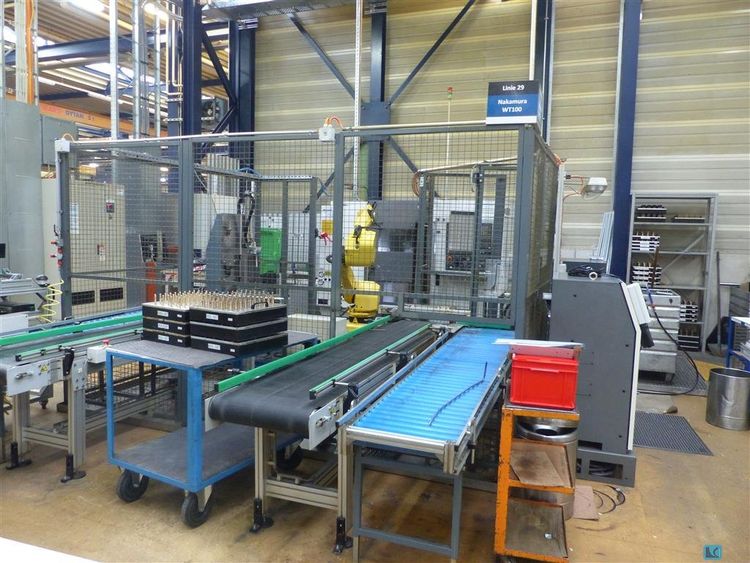 Nakamura Tome Fanuc 31i-TA 6000 rpm WT 100 MM / Robot Loading 5 Axis