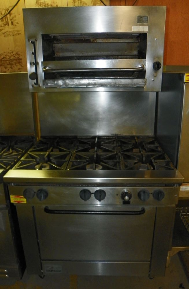 Southbend 6 Burner with Salamander