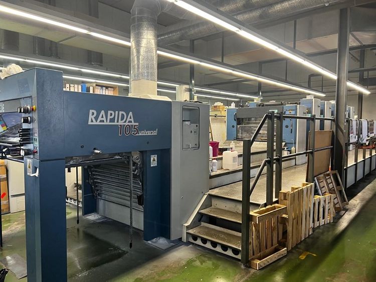 KBA Rapida 105 - 5 + L PWHA 720 x 1050 mm