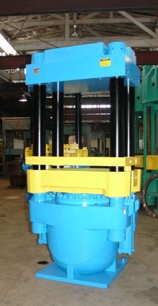 Lawton 33.5” L TO R X 30” F TO B UP-Acting 4-Post Hydraulic Press