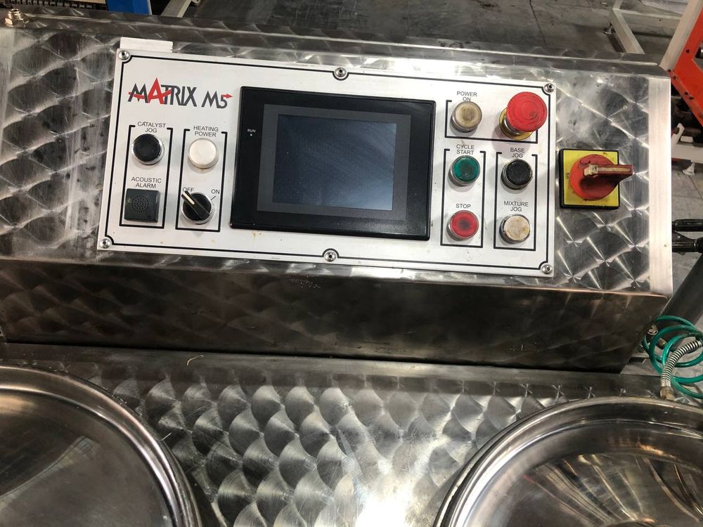 Matrix m5 solvent less adhesives mixer / dispenser machine
