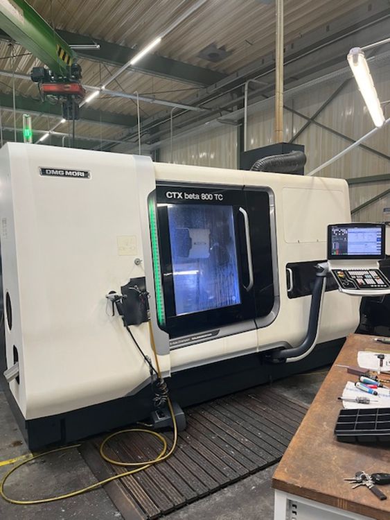 DMG Sinumerik 840D sl control 20000	rpm Mori CTX beta 800 TC 4 Axis