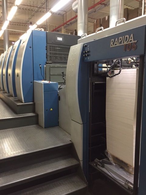 KBA RAPIDA RA 106-6 + L-ALV2 - CX 74 x 106 cm