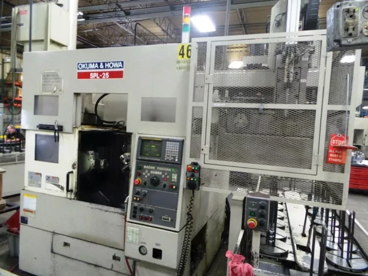 Okuma & Howa CNC Control 4,500 RPM SPL-25 2 Axis