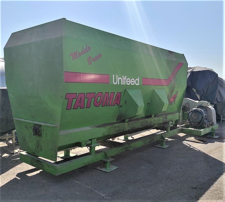 TATOMA MT-13-E Horizontal mixer for solids 6000kg  with load cells
