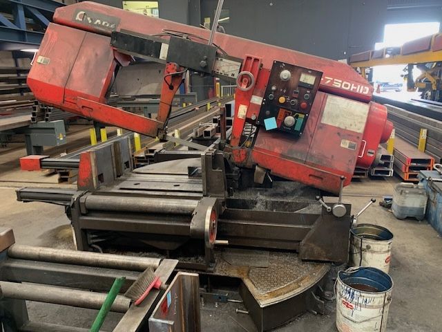 Amada H750 HD mitre cutting Semi Automatic