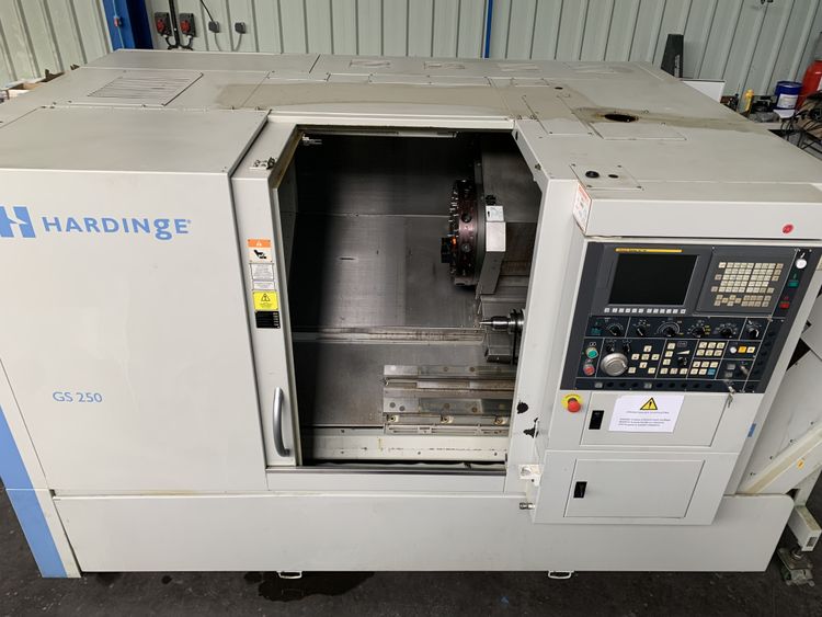 Hardinge CNC FANUC Oi-TD 3500 RPM GS 250 2 Axis