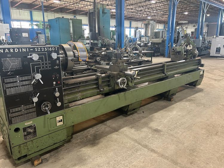 Nardini Engine Lathe Variable 25"x160"cc