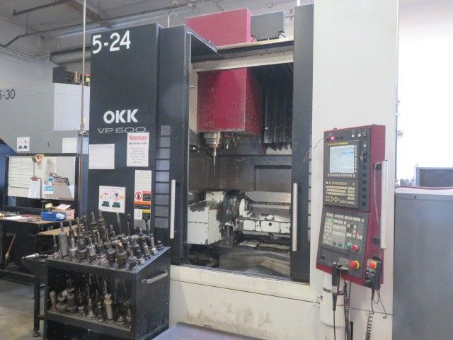 OKK VP 600 CNC 5 AXIS VERTICAL MACHINING CENTER 3 Axis