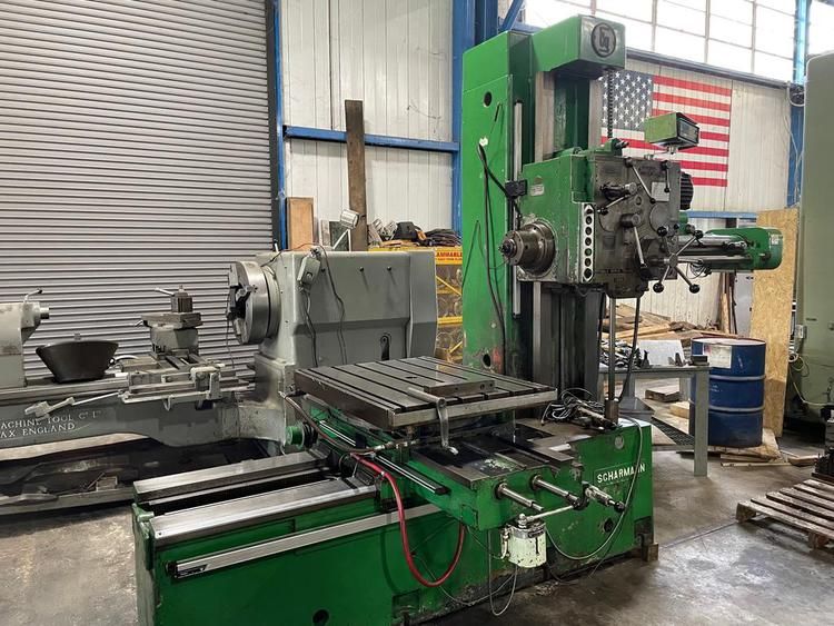 Scharmann WB75 Horizontal Boring Mill  900 RPM
