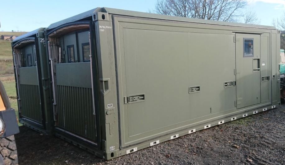 army container for field hospital