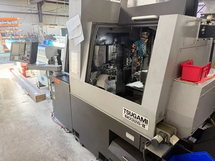 Tsugami Fanuc Series 32i-B Control 8,000 RPM B0326-II 6 Axis