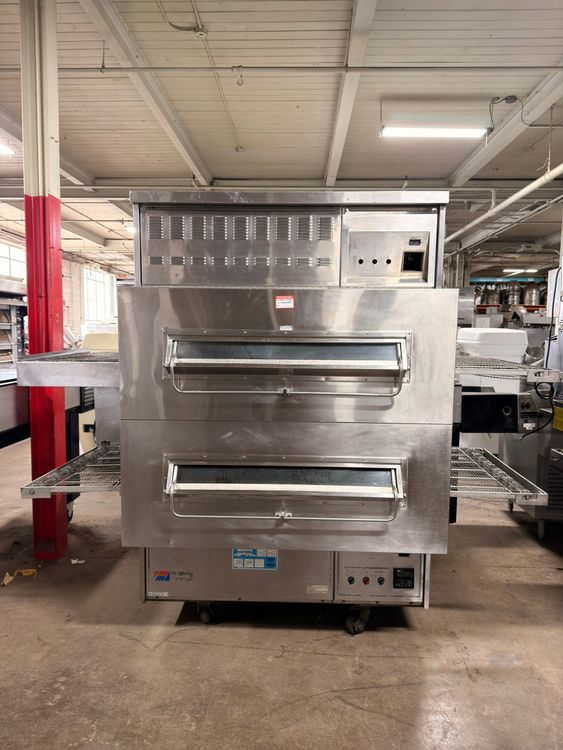Marshall, Middleby PS360WB Double Stack Gas Conveyor Pizza Oven