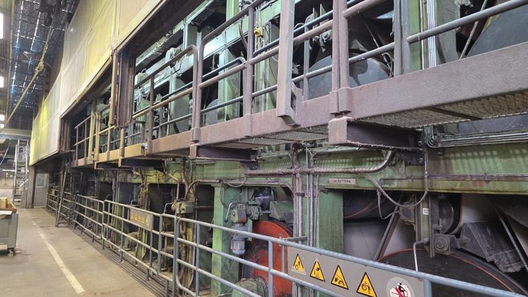 Metso 3.400 mm Dryer Section ( 48 dryers ), in operation til dec 2025