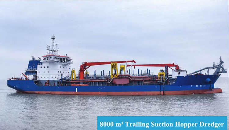 TBN Abt 8000m3 Trailing suction hopper dredger Capacity	8000 CBM
