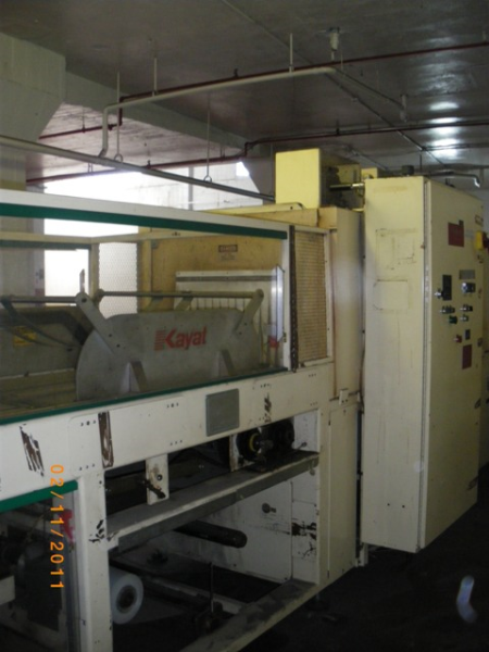 Kayat 601T,  Registered Film Shrinkwrapper and Heat Tunnel