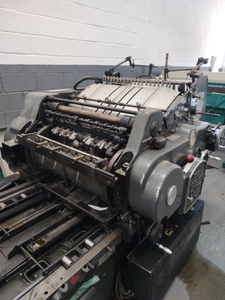 Heidelberg Automatic cylindrical die cutter